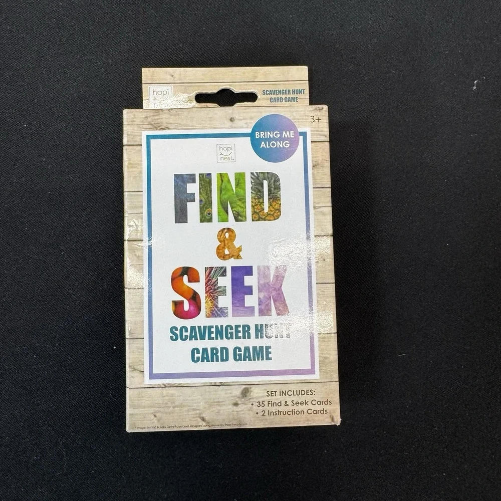 Find and Seek Scavenger Hunt Outdoor Indoor‎ Card Game for Kids & all BNIB